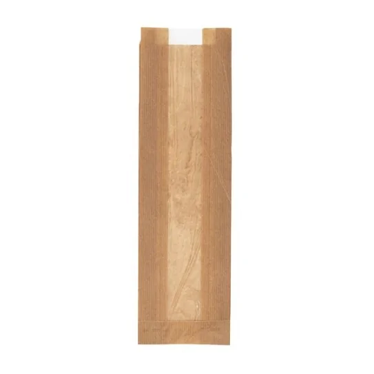 Sac sandwich kraft brun fenêtre emballage