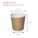 Gobelet carton 4 oz dimensions