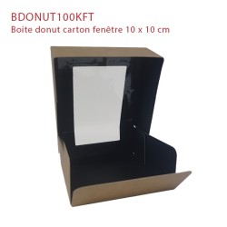 miniature Boite carton fenêtre kraft