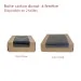 Boite carton donut fenêtre modele