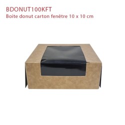 miniature Boite carton fenêtre kraft