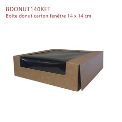 miniature Boite carton fenêtre kraft