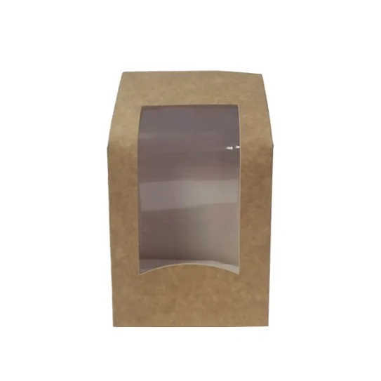 Boite wrap carton fenêtre vide