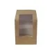 Boite wrap carton fenêtre vide