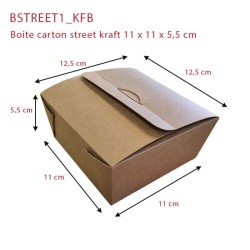 miniature Boite Carton Street Kraft