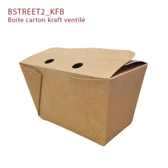 Boite carton Kraft Ventilée fermée