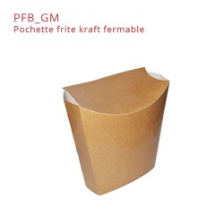 miniature Pochette frites rabattable Kraft