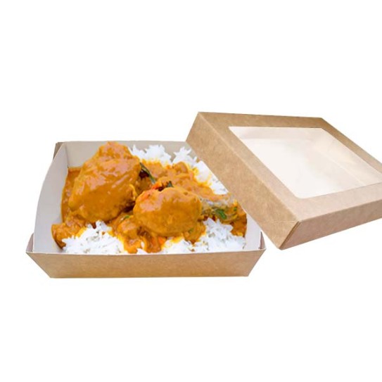 Assiette Carton Rectangle - SML Food Plastic