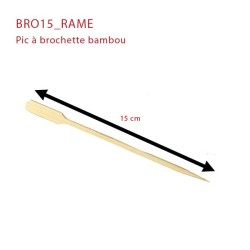 miniature Pic à Brochette Bambou Rame