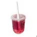 Shaker Smoothie Transparent + paille