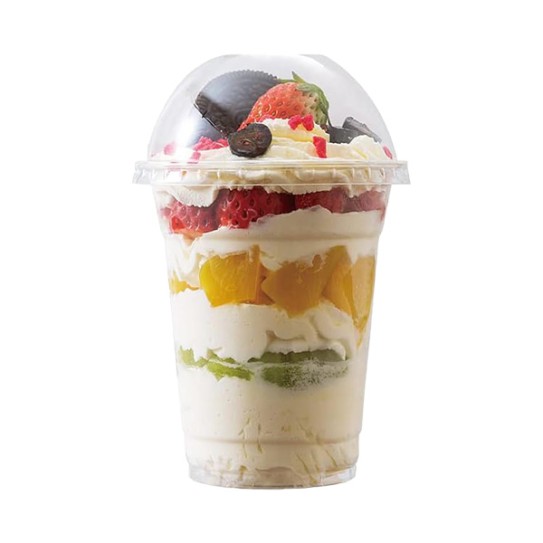 Shaker Smoothie Transparent + couvercle
