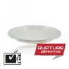 Assiette Eco Plastique Blanche Plate