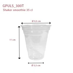 miniature Shaker Smoothie Transparent