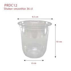 Gobelet plastique personnalisé smoothie - SML Food Plastic