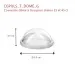 Couvercle en dôme CGPULS_T_DOME_G_S