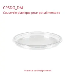 miniature Pot Rond Plastique Alimentaire