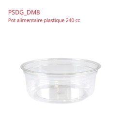 miniature Pot Rond Plastique Alimentaire