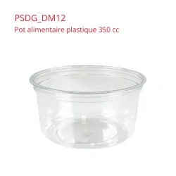 miniature Pot Rond Plastique Alimentaire