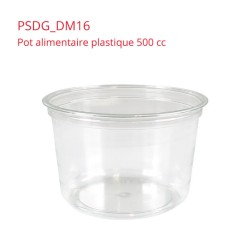 miniature Pot Rond Plastique Alimentaire