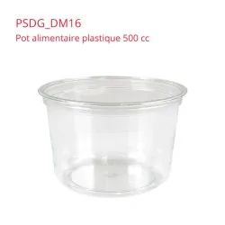 miniature Pot Rond Plastique Alimentaire
