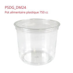 miniature Pot Rond Plastique Alimentaire