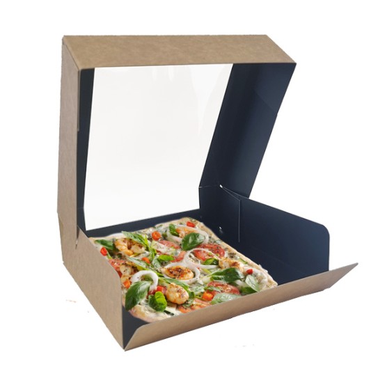 Plateau Traiteur Carton Or Rectangle - SML Food Plastic