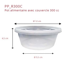 miniature Pot Rond Micro-Ondable