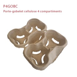 miniature Porte-gobelet cellulose 2 et 4 compartiments