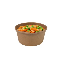 miniature Pot kraft brun