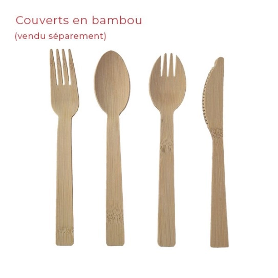 couverts en bambou