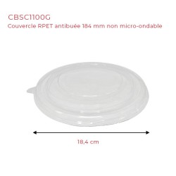 miniature Bol carton rond 185mm