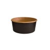 Bol carton rond noir 150mm