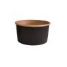 Bol carton rond noir 150mm