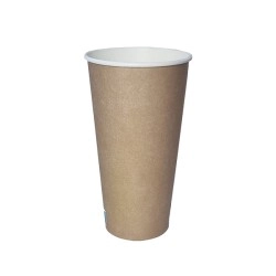 miniature Gobelet Carton Brun