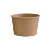 Pot carton brun
