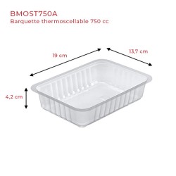 miniature Barquette Thermoscellable