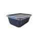 Barquette Plastique Multifonction Noire 1000 couvercle