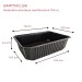 Barquette Plastique Multifonction Noire 750 dimension