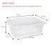 Barquette plastique micro-ondable à charnière 1000 cc dimensions