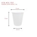 gobelet carton blanc 7 oz dimensions