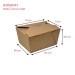 Boite carton kraft BIOBOX 1 dimensions
