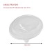 Couvercle diametre 145 PP dimensions