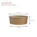 bol carton rond  145 mm dimensions