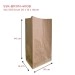 Sac Kraft brun SOS 20 x 16 x 40 dimensions