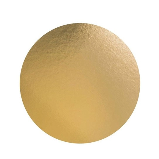 Rond en carton pour gateau Or