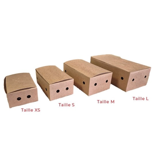 Boite carton kraft chicken