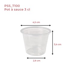miniature Pot à sauce 3cl