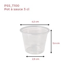 miniature Pot à sauce 3cl