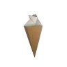Cornet de frites carton kraft