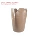 Pot à pâtes kraft brun 780 ml ouvert